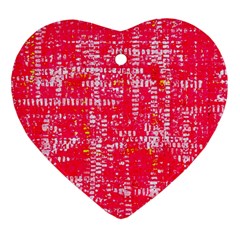 Mosaic Tapestry Heart Ornament (two Sides)