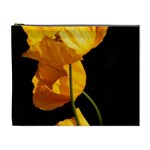 Yellow Poppies Cosmetic Bag (XL) Front