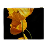 Yellow Poppies Cosmetic Bag (XL) Back