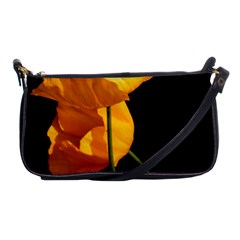 Yellow Poppies Shoulder Clutch Bag by Audy