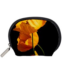 Yellow Poppies Accessory Pouch (small) by Audy