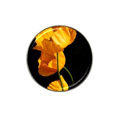 Yellow Poppies Hat Clip Ball Marker (4 Pack) by Audy