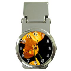 Yellow Poppies Money Clip Watches by Audy