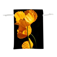 Yellow Poppies Lightweight Drawstring Pouch (m) by Audy