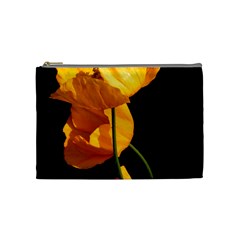 Yellow Poppies Cosmetic Bag (medium)