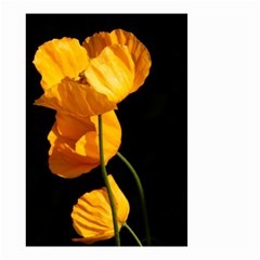 Yellow Poppies Small Garden Flag (two Sides)