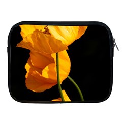 Yellow Poppies Apple Ipad 2/3/4 Zipper Cases by Audy