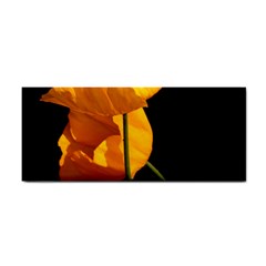 Yellow Poppies Hand Towel by Audy