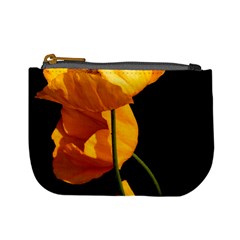 Yellow Poppies Mini Coin Purse by Audy