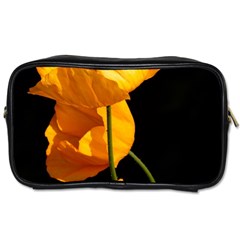Yellow Poppies Toiletries Bag (two Sides) by Audy