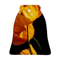 Yellow Poppies Bell Ornament (two Sides) by Audy