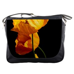 Yellow Poppies Messenger Bag