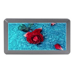 Red Roses In Water Memory Card Reader (mini) by Audy
