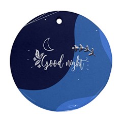 Background Good Night Ornament (round)