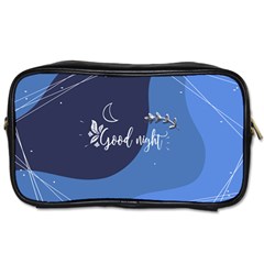 Background Good Night Toiletries Bag (one Side) by Mariart
