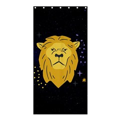 Zodiak Leo Lion Horoscope Sign Star Shower Curtain 36  X 72  (stall)  by Alisyart