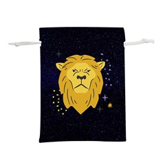 Zodiak Leo Lion Horoscope Sign Star Lightweight Drawstring Pouch (l) by Alisyart