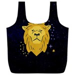 Zodiak Leo Lion Horoscope Sign Star Full Print Recycle Bag (XXXL) Back