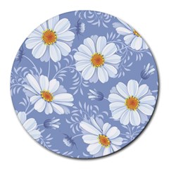 Chamomile Flower Round Mousepads