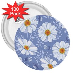 Chamomile Flower 3  Buttons (100 Pack)  by goljakoff