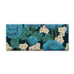 Blue Roses Hand Towel by goljakoff