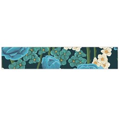 Blue Roses Large Flano Scarf  by goljakoff