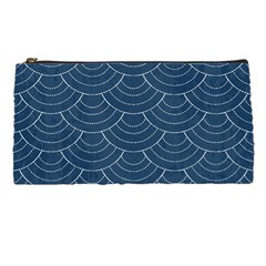 Blue Sashiko Pencil Case by goljakoff