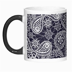 White Flower Mandala Morph Mugs by goljakoff