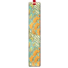 Orange Flowers Large Book Marks by goljakoff