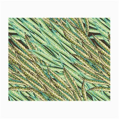 Green Leaves Small Glasses Cloth by goljakoff