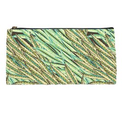 Green Leaves Pencil Case by goljakoff