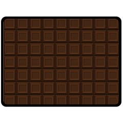 Chocolate Fleece Blanket (large)  by goljakoff