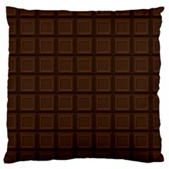 Chocolate Large Cushion Case (one Side) by goljakoff