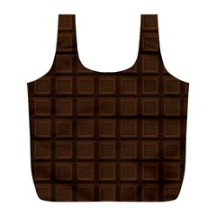 Chocolate Full Print Recycle Bag (l) by goljakoff