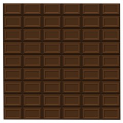 Milk Chocolate Wooden Puzzle Square by goljakoff