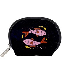 Fish Pisces Astrology Star Zodiac Accessory Pouch (small)
