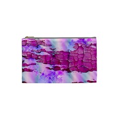 Background Crack Art Abstract Cosmetic Bag (small)