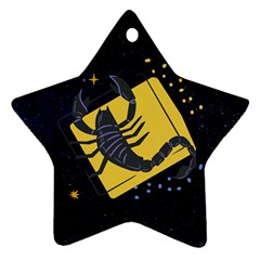 Zodiak Scorpio Horoscope Sign Star Ornament (star)