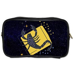 Zodiak Scorpio Horoscope Sign Star Toiletries Bag (one Side) by Alisyart