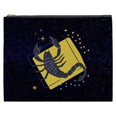 Zodiak Scorpio Horoscope Sign Star Cosmetic Bag (xxxl) by Alisyart