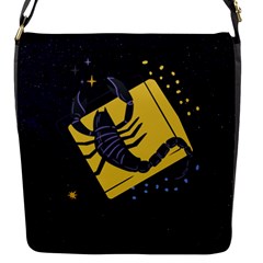 Zodiak Scorpio Horoscope Sign Star Flap Closure Messenger Bag (s) by Alisyart