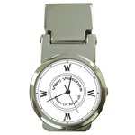 Wec W Gray Money Clip with Watch