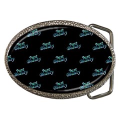 Just Beauty Words Motif Print Pattern Belt Buckles