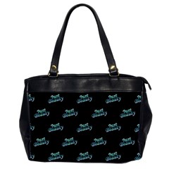 Just Beauty Words Motif Print Pattern Oversize Office Handbag (2 Sides) by dflcprintsclothing