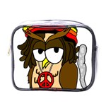  Rainbow Stoner Owl Mini Toiletries Bag (One Side) Front