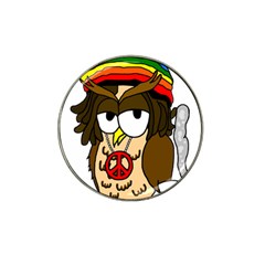  Rainbow Stoner Owl Hat Clip Ball Marker by IIPhotographyAndDesigns
