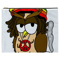  Rainbow Stoner Owl Cosmetic Bag (xxxl) by IIPhotographyAndDesigns