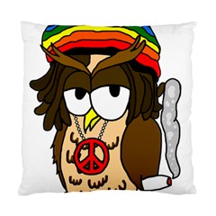  Rainbow Stoner Owl Standard Cushion Case (two Sides) by IIPhotographyAndDesigns