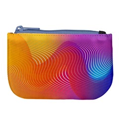 Chevron Line Poster Music Large Coin Purse