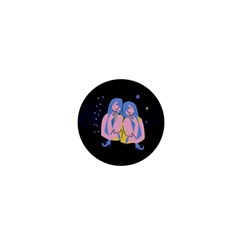 Twin Horoscope Astrology Gemini 1  Mini Buttons by Alisyart